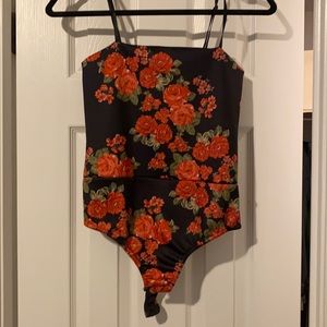Missguided Floral Bodysuit